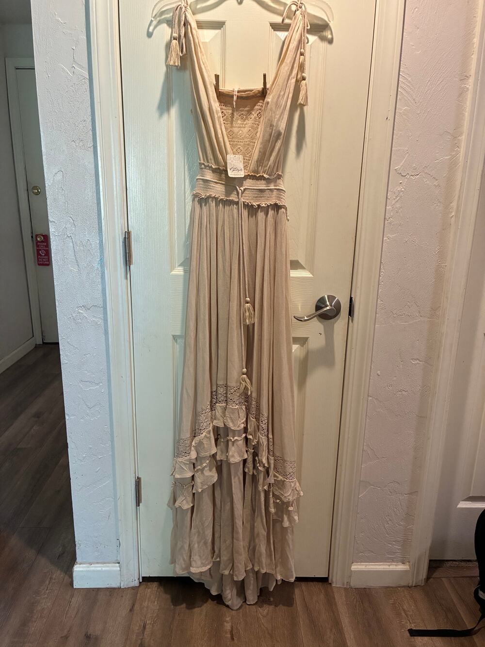 Free People Santa Maria Maxi Dress in Summer Khaki
